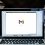 Gmail inbox on laptop receiving automatic study notifications