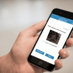 Smartphone showing ePRO quality of life survey